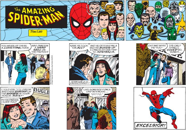 Amazing Spider-Man Comic Strip