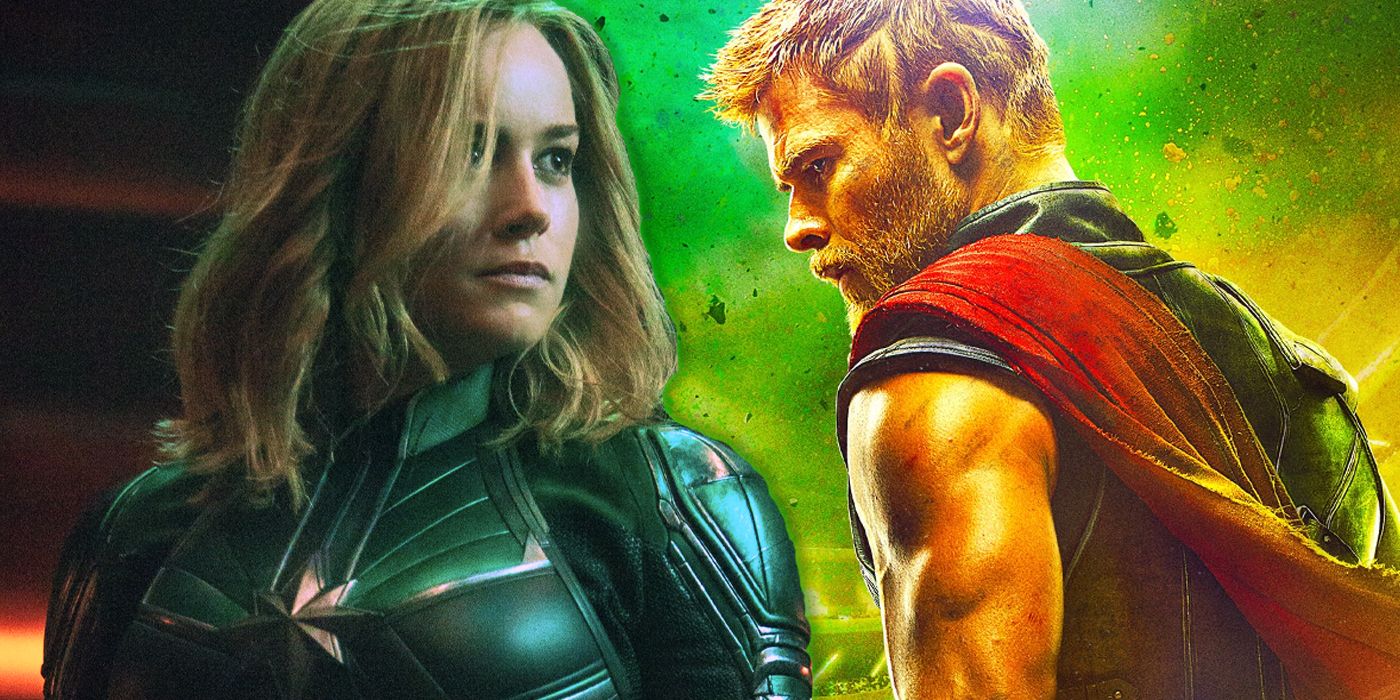 Captain Marvel Thor Ragnarok