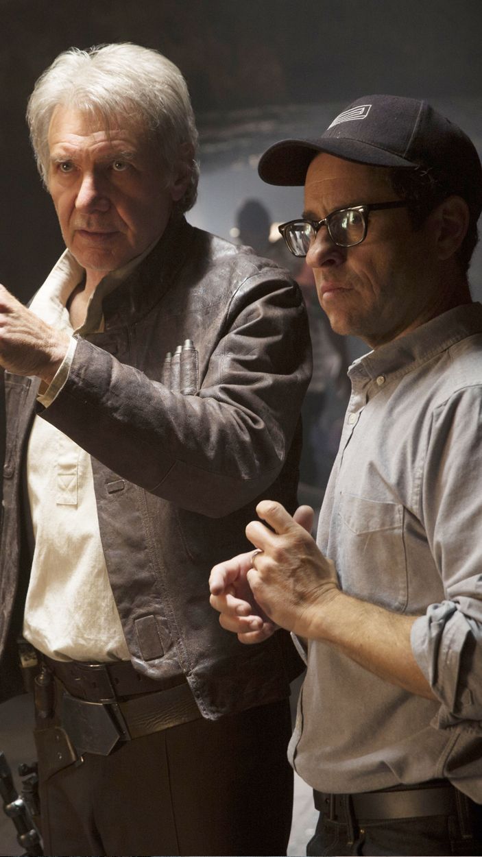 JJ Abrams Directing Harrison Ford in Star Wars The Force Awakens
