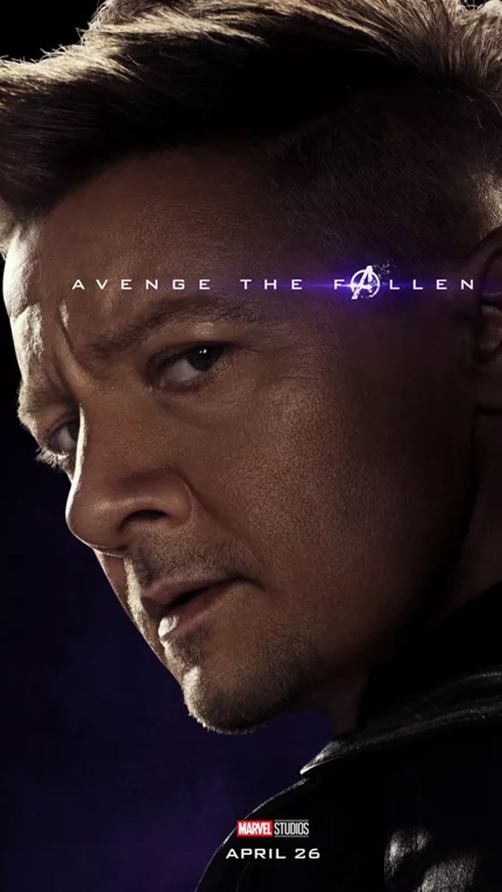 Jeremy Renner as Ronin Hawkeye Avengers Endgame Poster