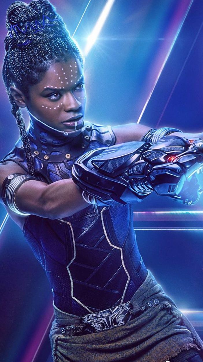 Letitia Wright as Shuri Avengers Infinity War Poster