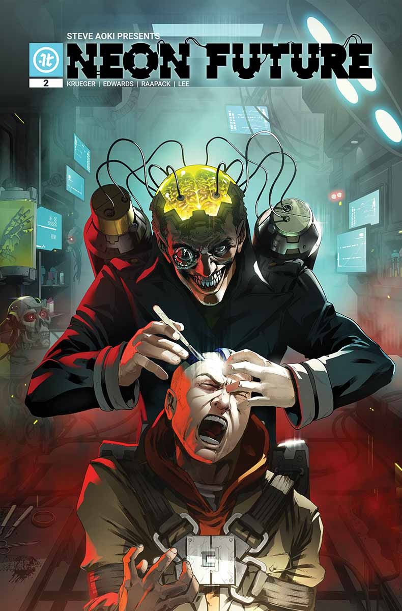 EXCL. First Look at Steve Aoki's Neon Future 2 & WonderCon Variant