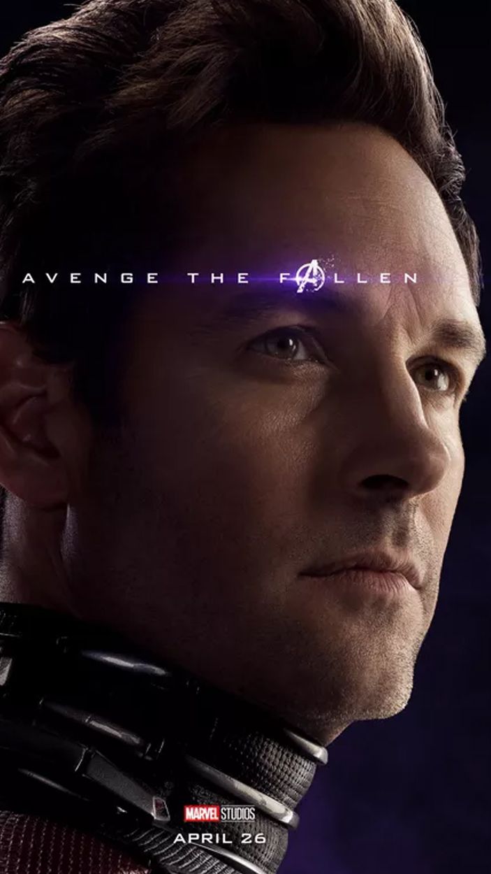 Paul Rudd as Ant-Man Avengers Endgame Poster