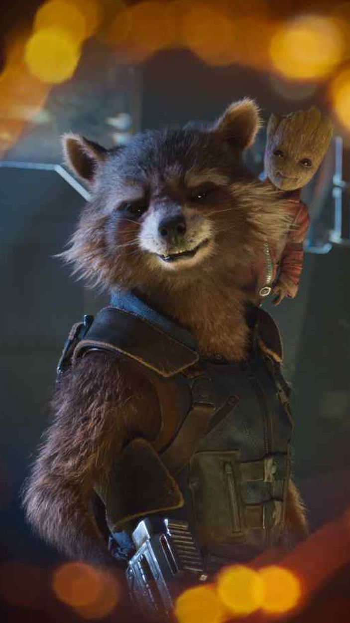 Rocket Raccoon and Groot in Guardians of the Galaxy Vol 2