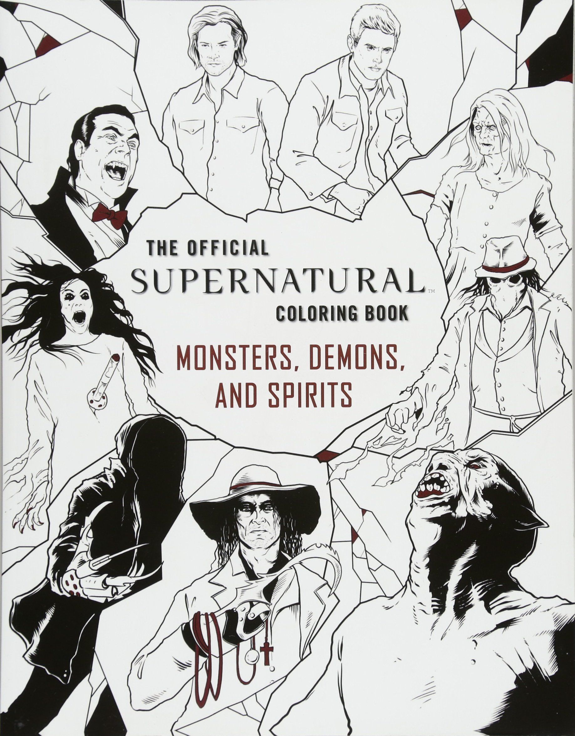 Supernatural coloring book