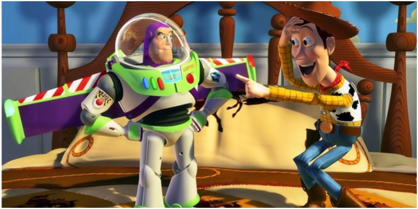 buzz and woody in toy story