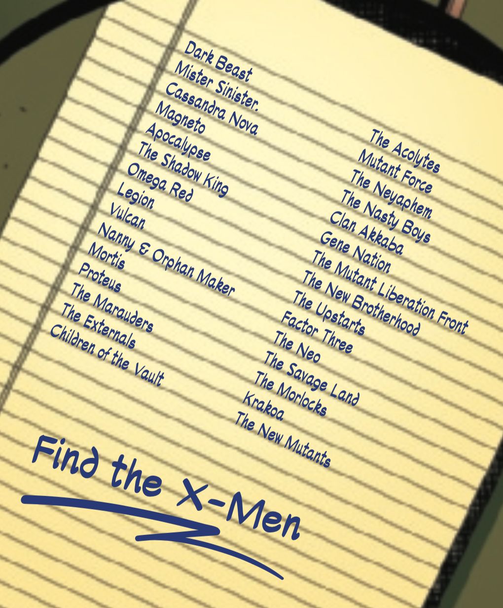 Uncanny X-Men list