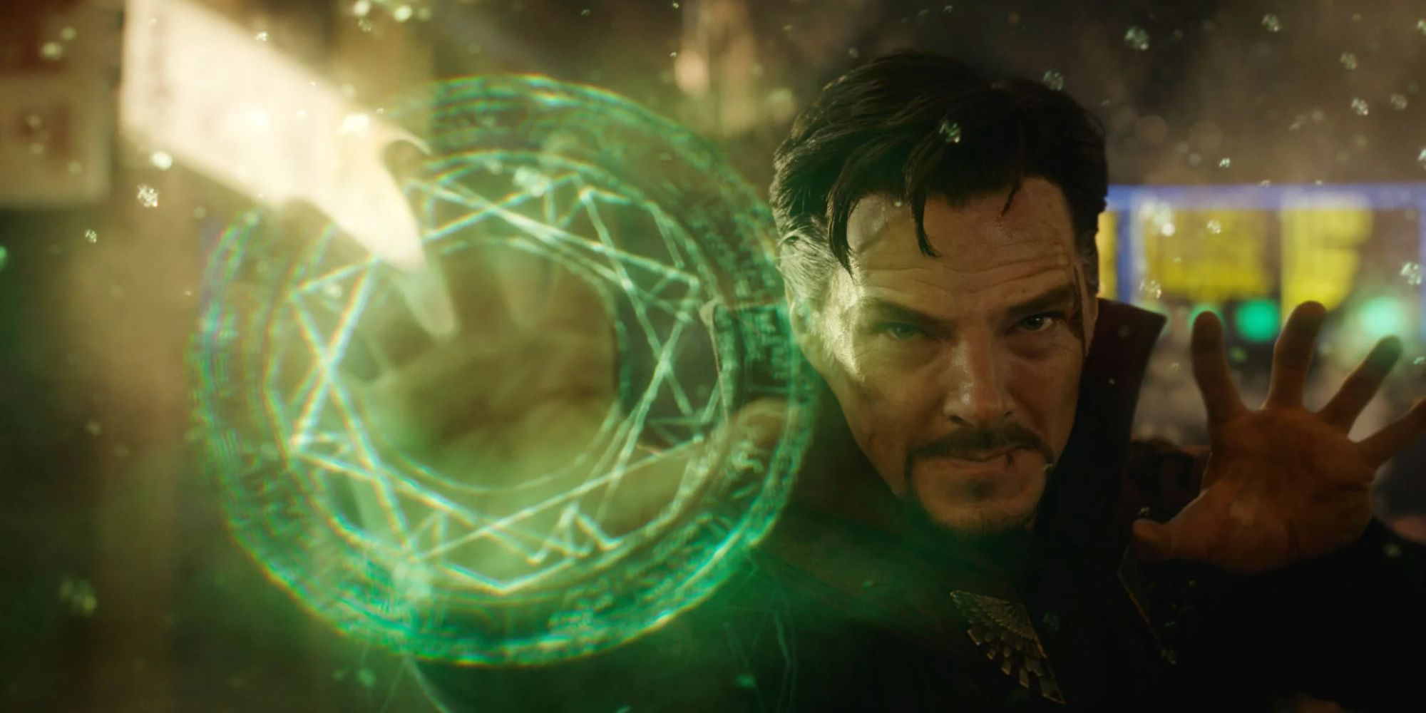 Dr. Strange using the Time Stone in the MCU