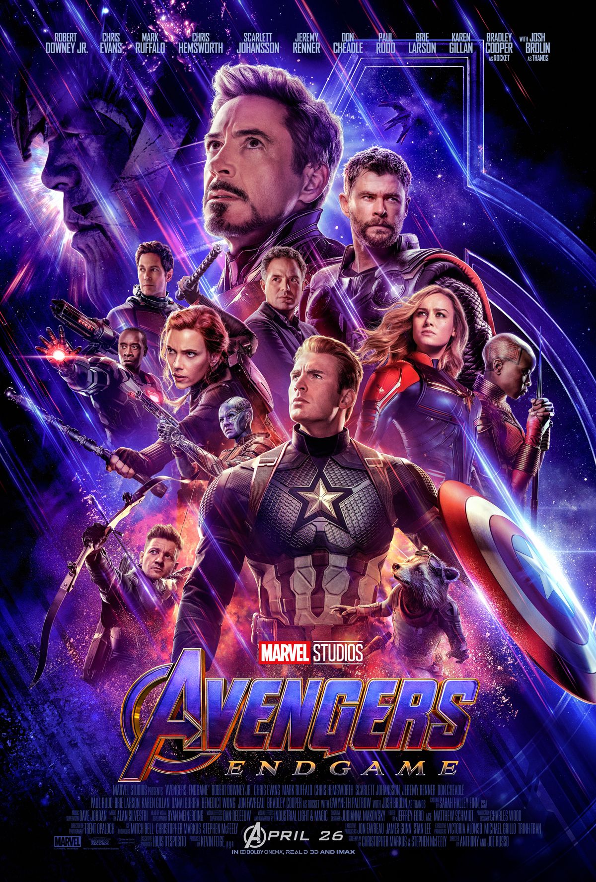 Captain America, Iron Man, Thor and other Avengers in Avengers: Endgame