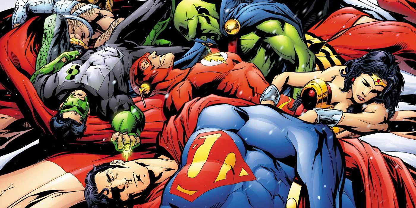 The Justice League falls to Batman's contingency plans.