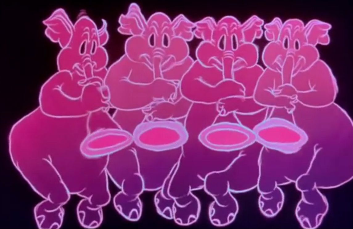 Pink Elephants on Parade, from Dumbo (1941)