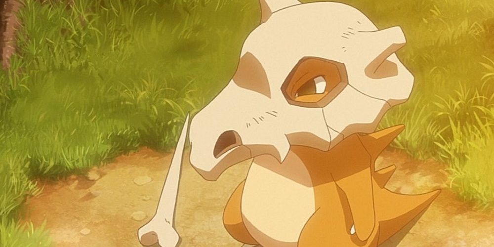 A Cubone considers its competition in Pokemon