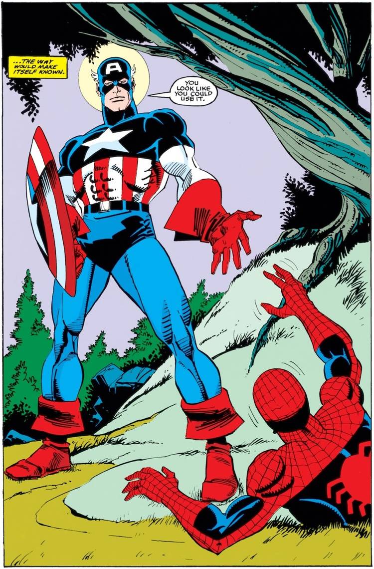 CAP lends hand to Spider-Man