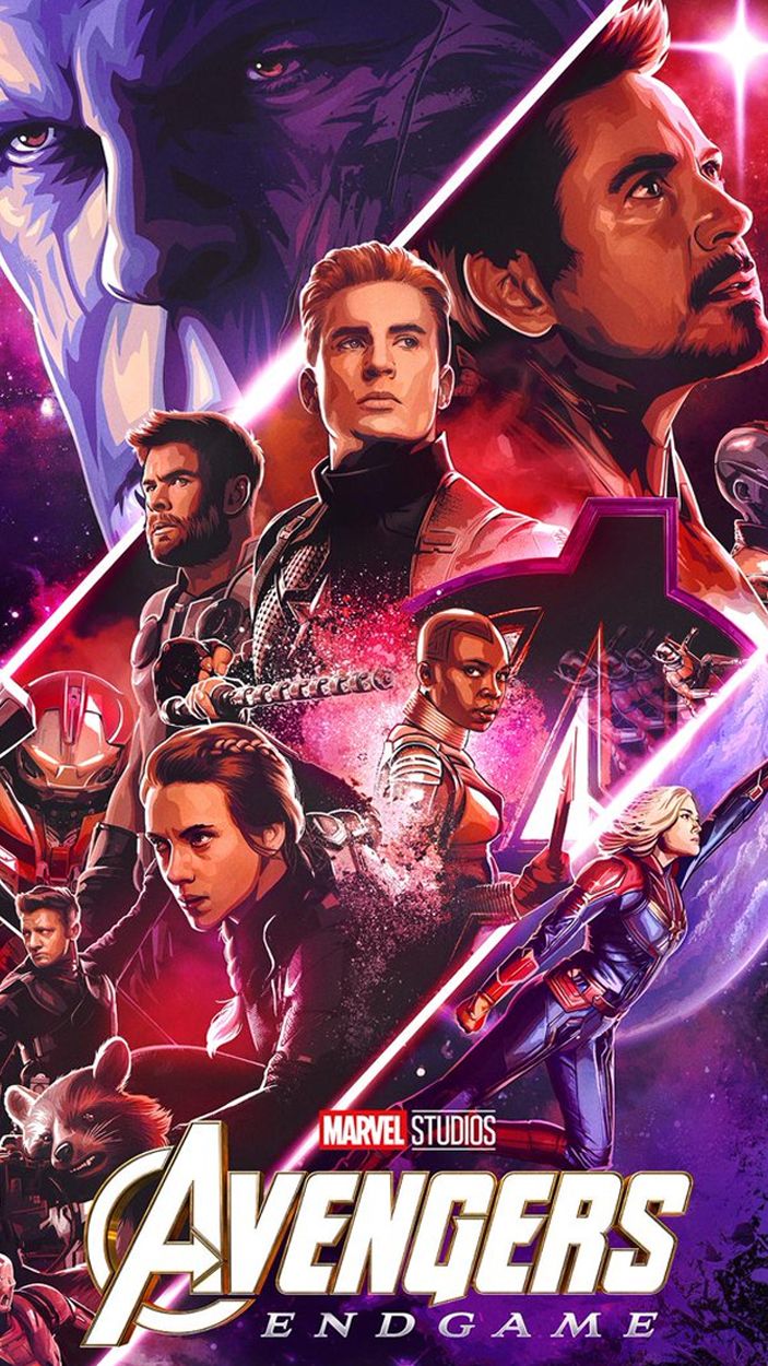 Avengers Endgame Illustrated Poster