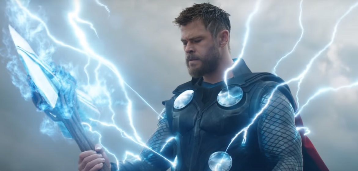 Avengers Endgame Thor trailer scene