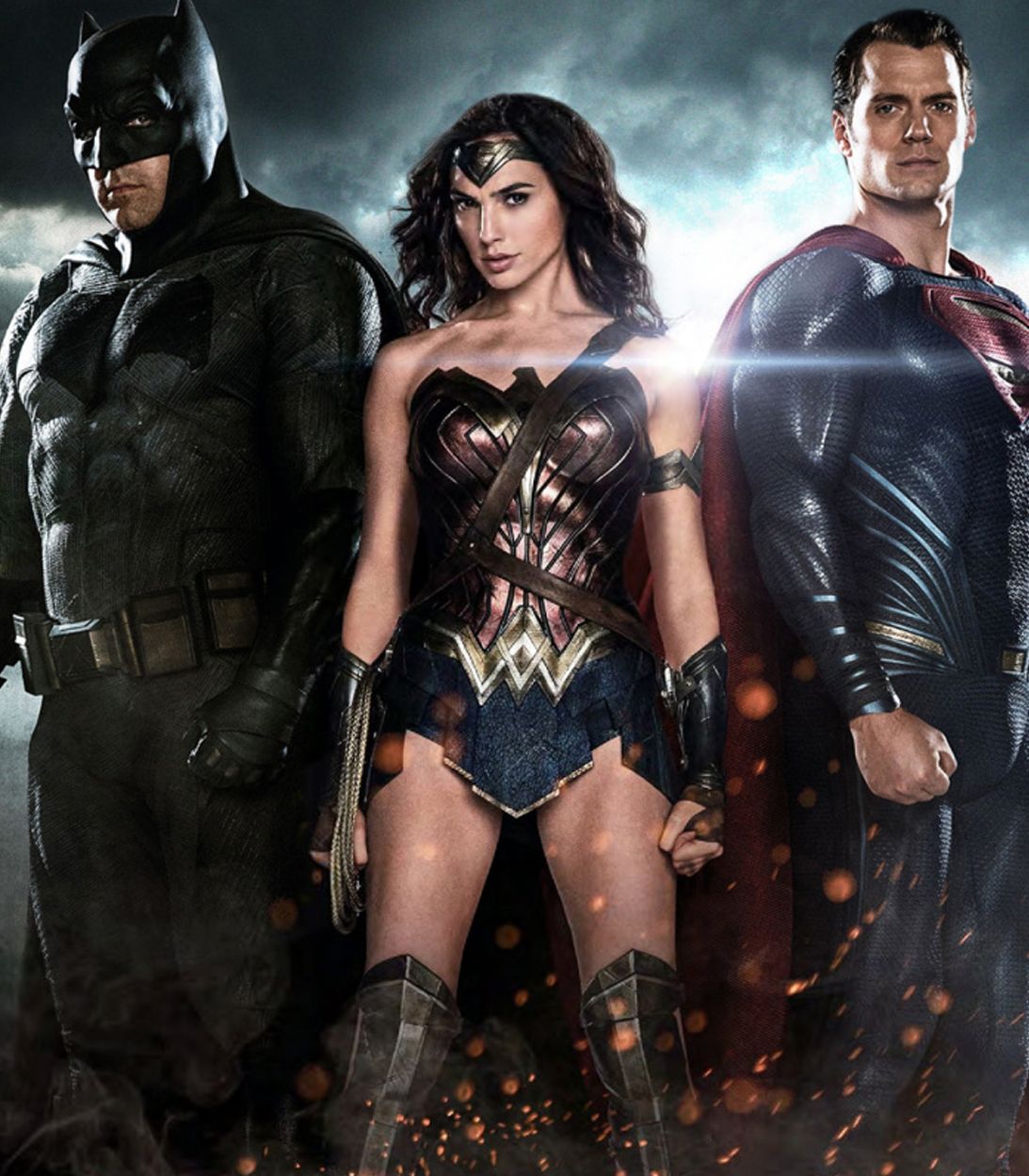 Batman Superman and Wonder Woman in the DCEU Trinity