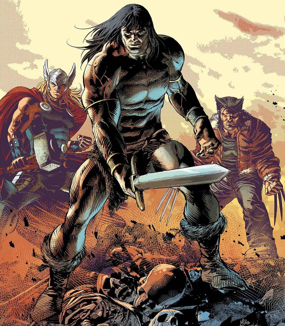 Conan the Barbarian Savage Avengers #1 Variant by Mike Deodato