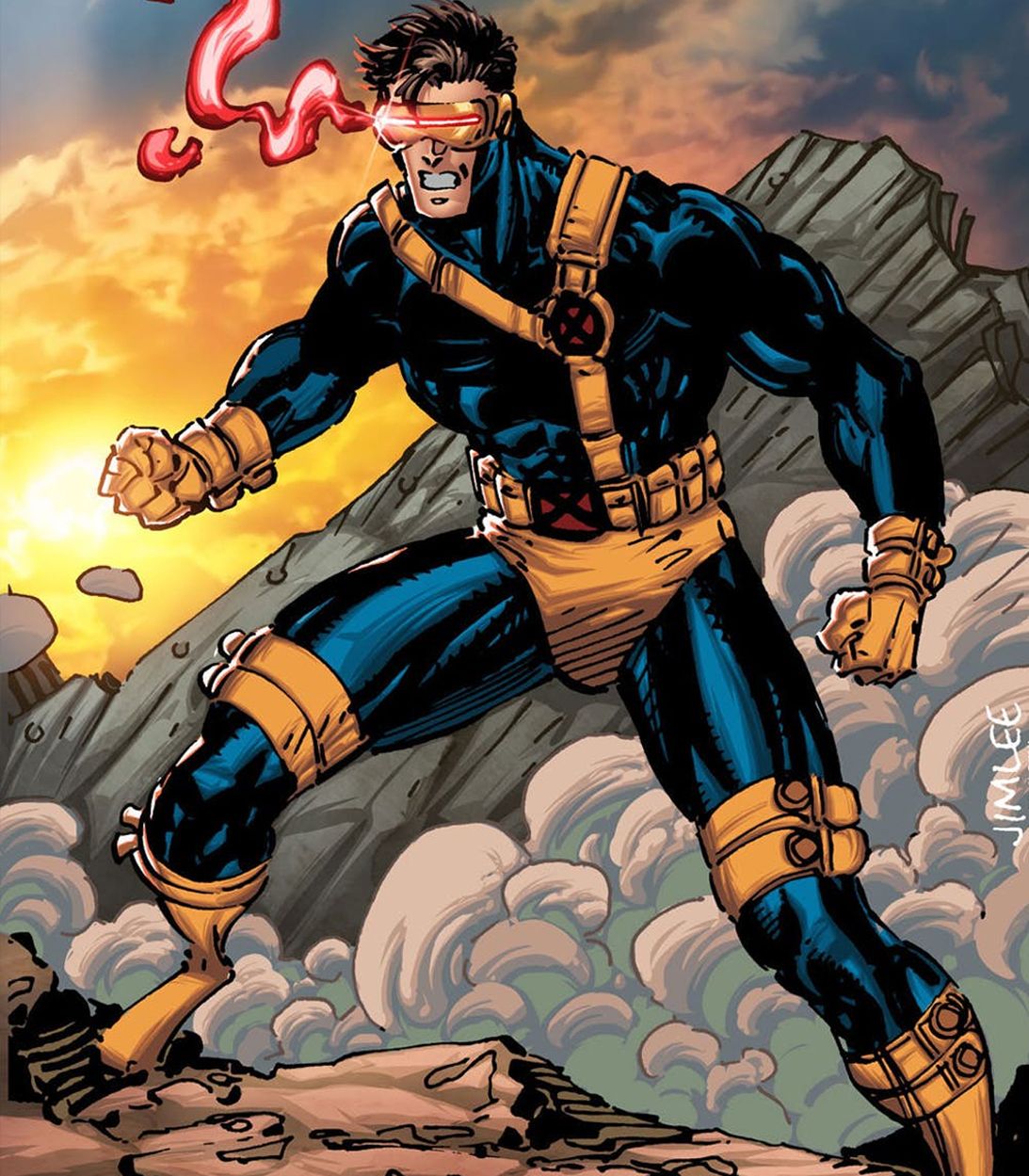 Cyclops in X-Men by Jim Lee