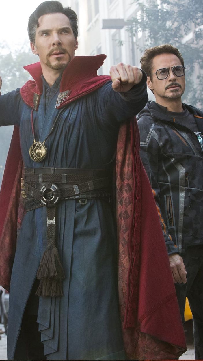 Doctor Strange and Iron man in Avengers Infinity War