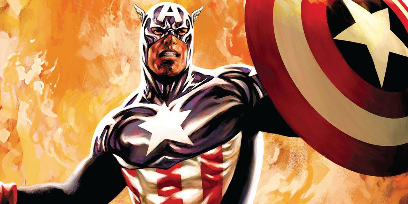 Bucky Barnes as Captain America in the comics