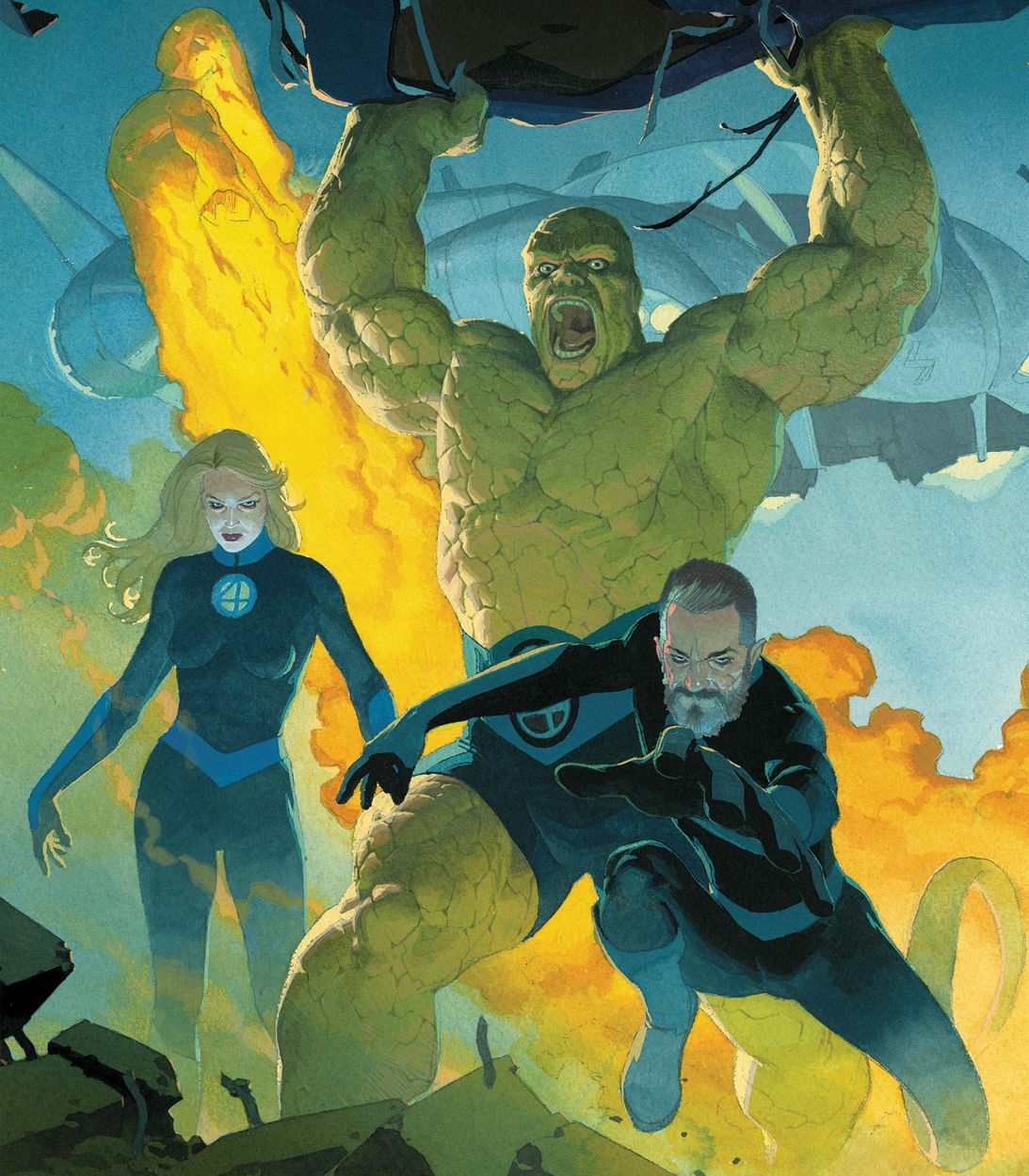 Fantastic Four #1 by Esad Ribic