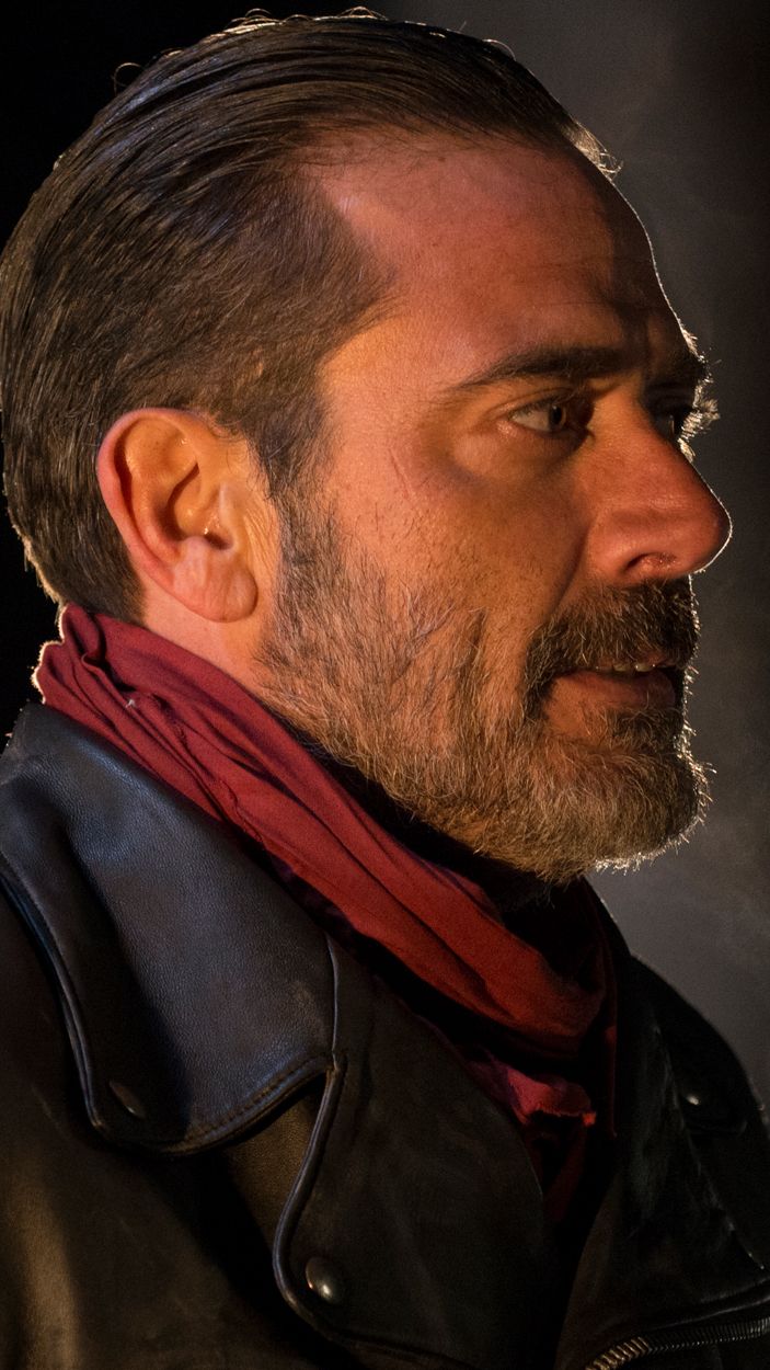 Jeffrey Dean Morgan as Negan in the Walking Dead