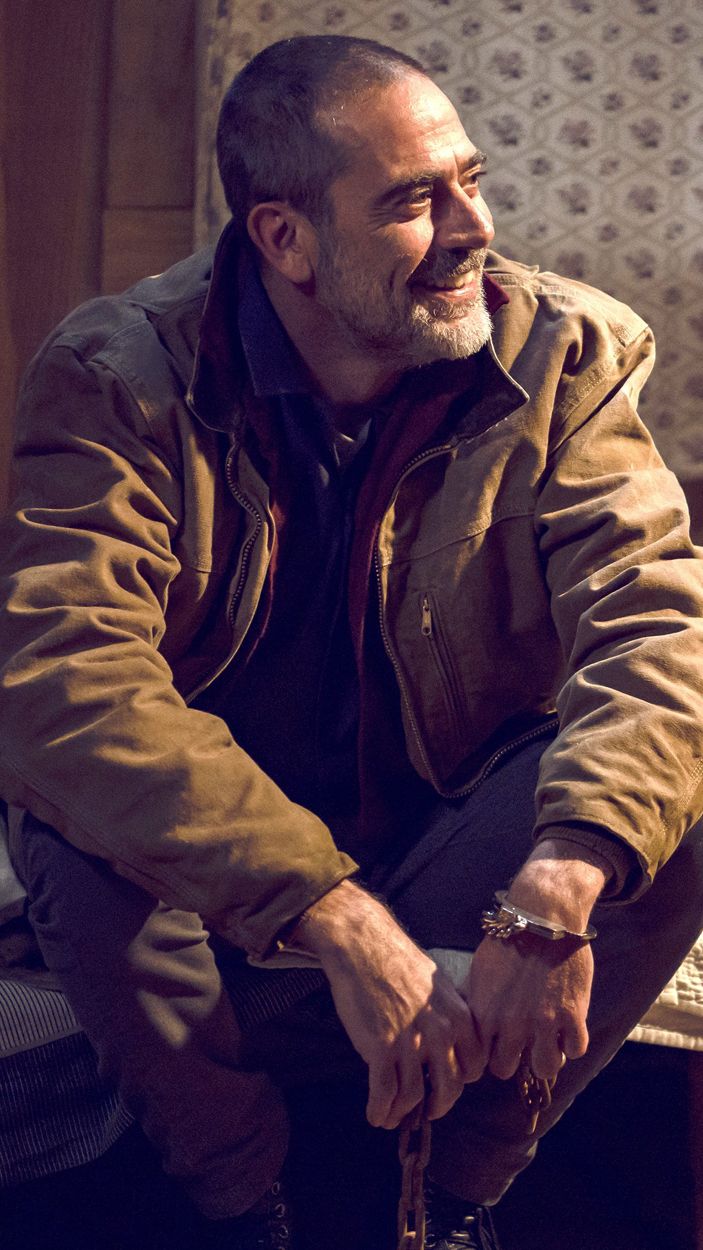 Jeffrey Dean Morgan as Nice Negan in the Walking Dead