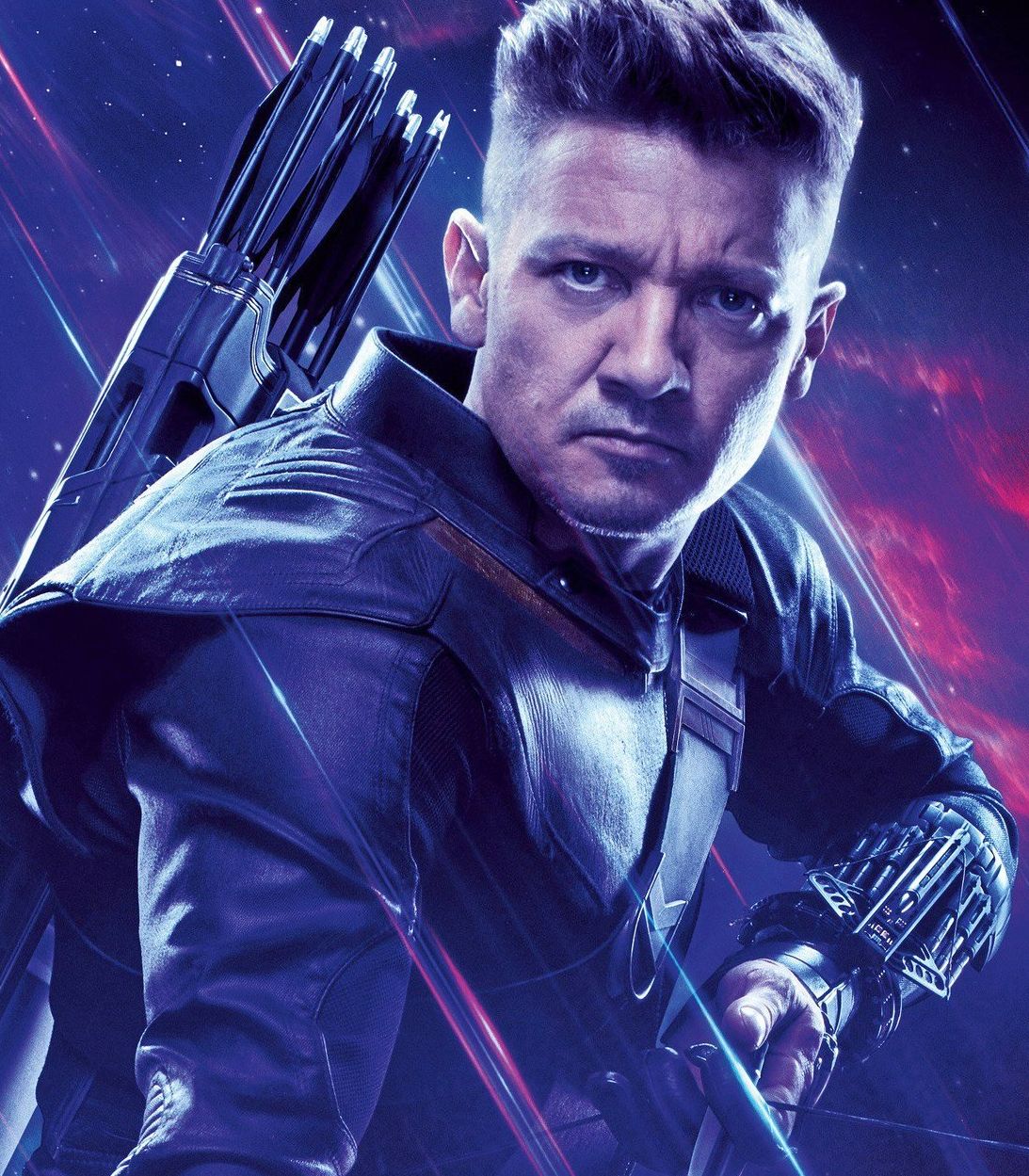 Jeremy Renner as Ronin Hawkeye in Avengers Endgame Poster