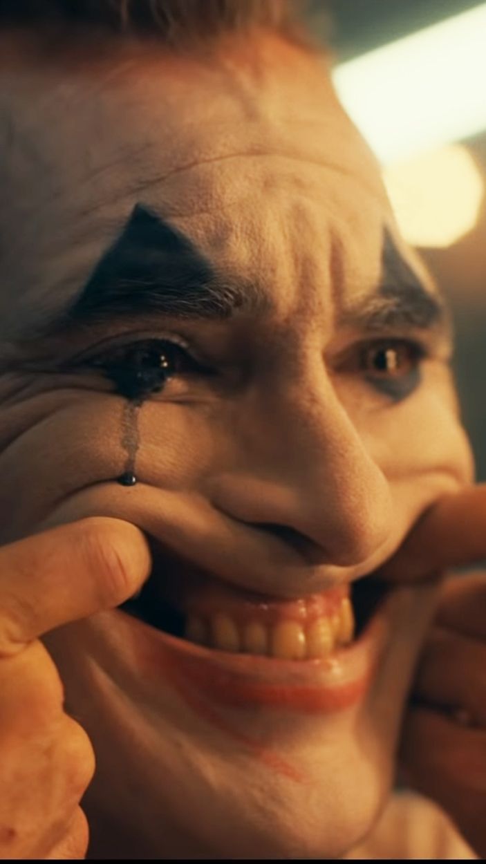Joaquin Phoenix as the Joker in the Joker
