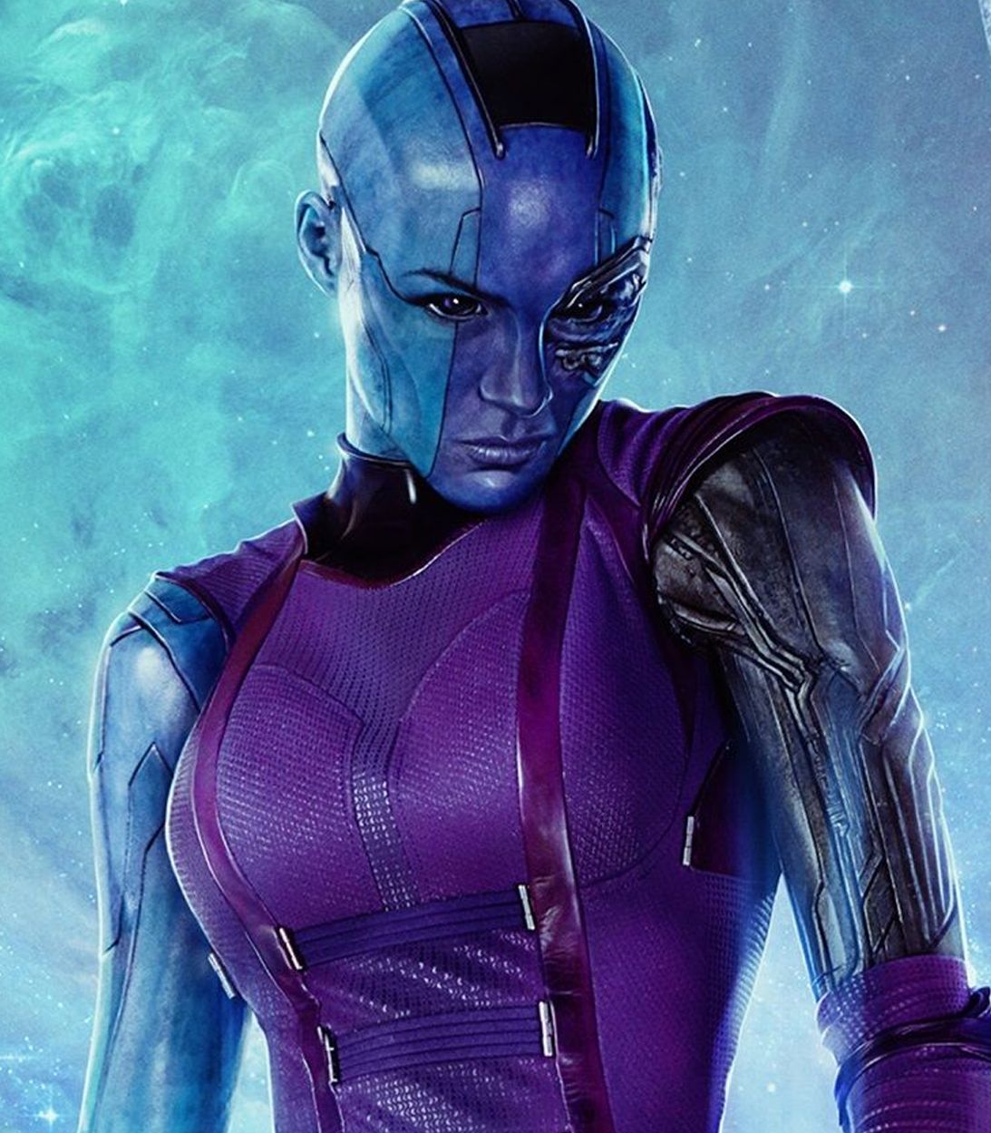 Karen GIllan as Nebula in Guardians of the Galaxy Poster