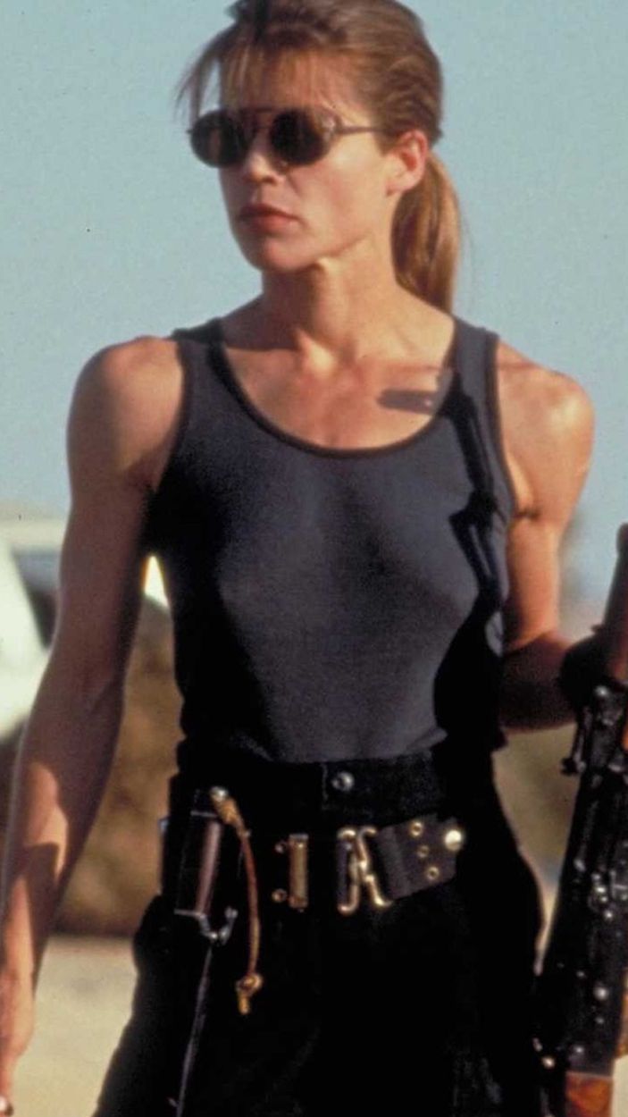 Linda Hamilton as Sarah Conner in Terminator 2 Judgment Day