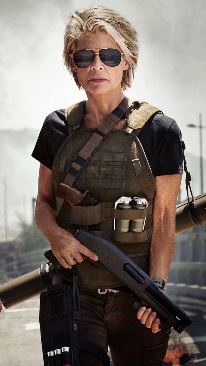 Linda Hamilton in Terminator Dark Fate
