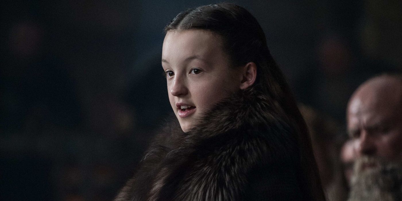 Lyanna Mormont looking confident and self-assured
