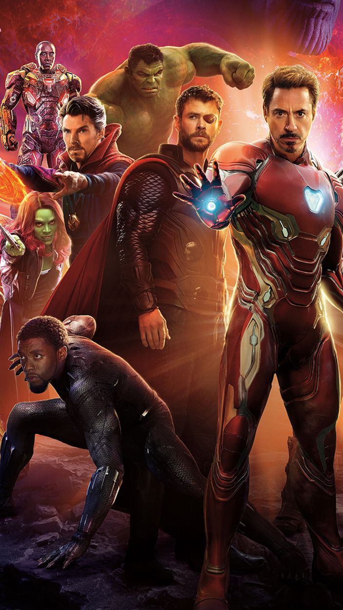 MCU Heroes in Avengers Infinity War