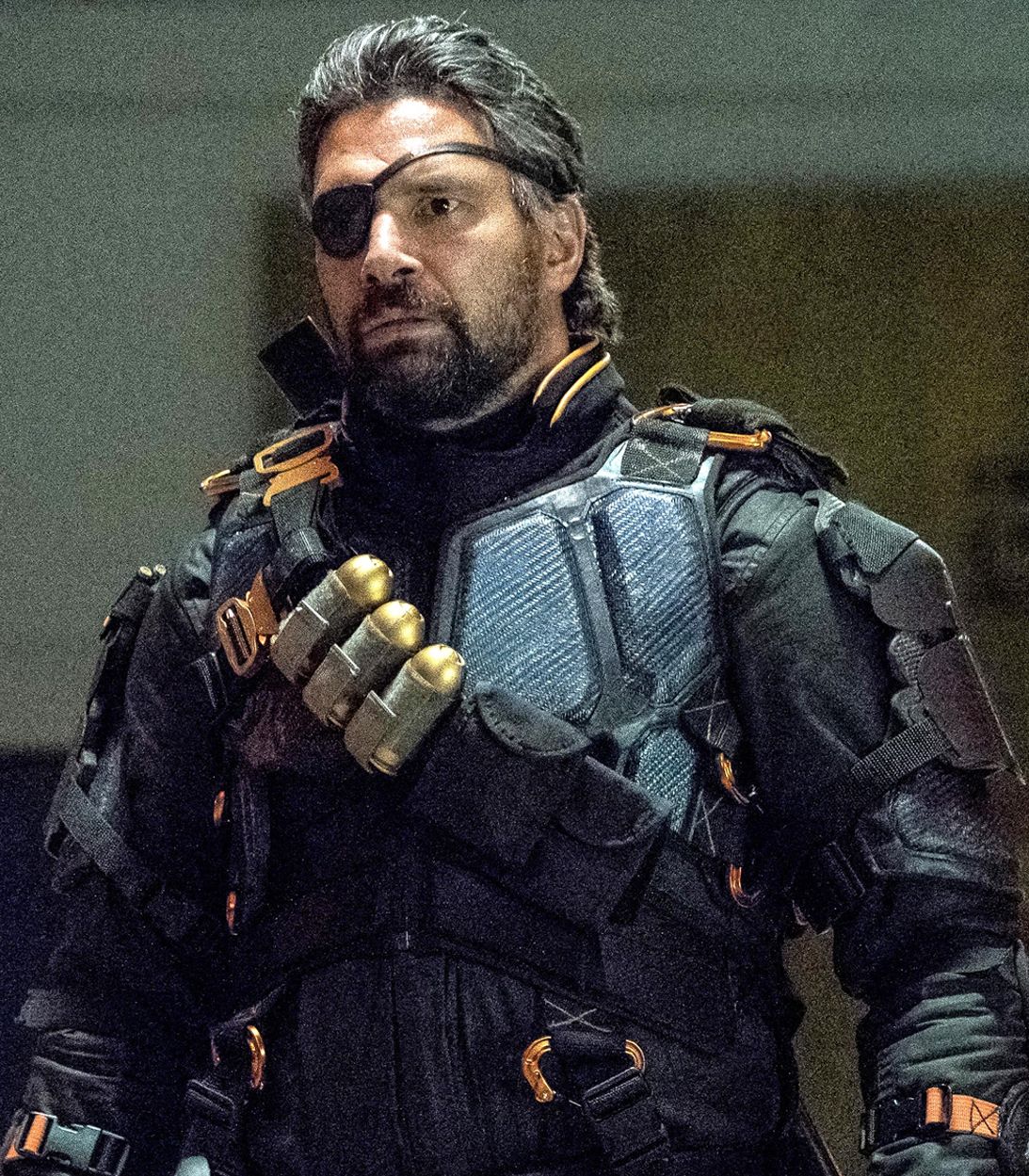 Manu Bennett as Deathstroke in Arrow