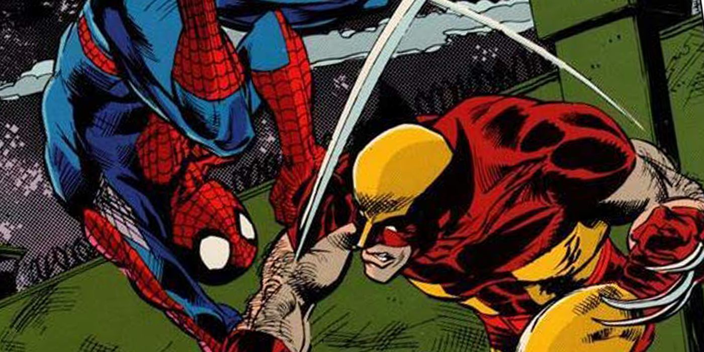 Spider-Man battles Wolverine in Marvel Comics
