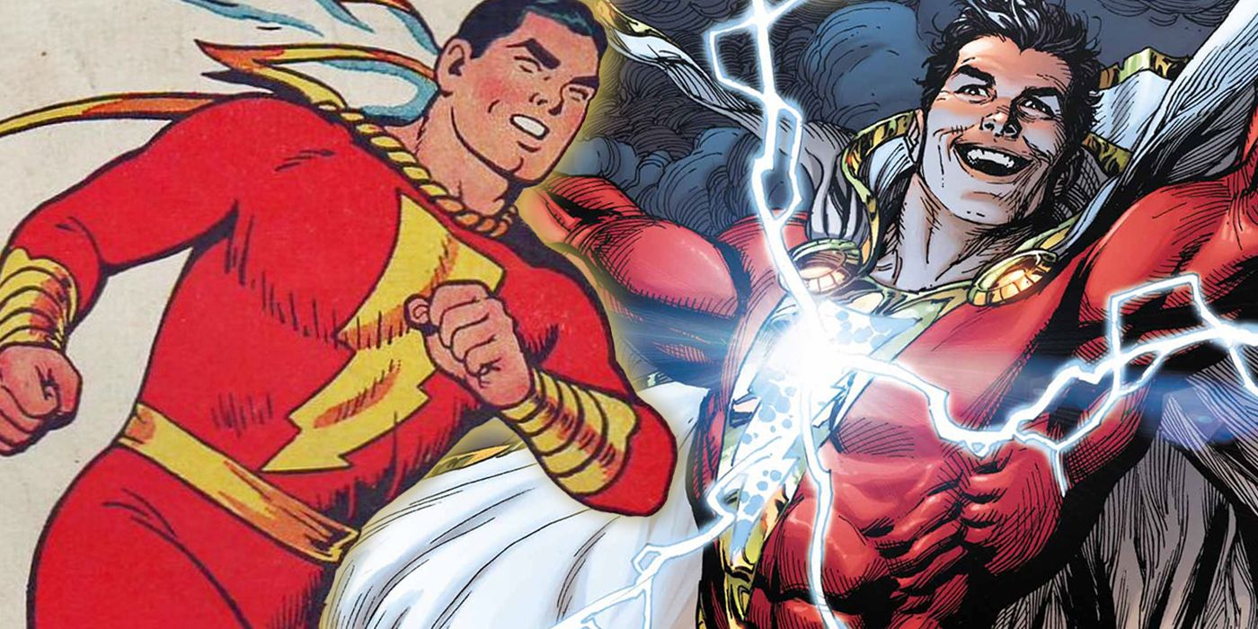 Shazam by CC Beck Version & Gary Frank from DC and Fawcett Comics