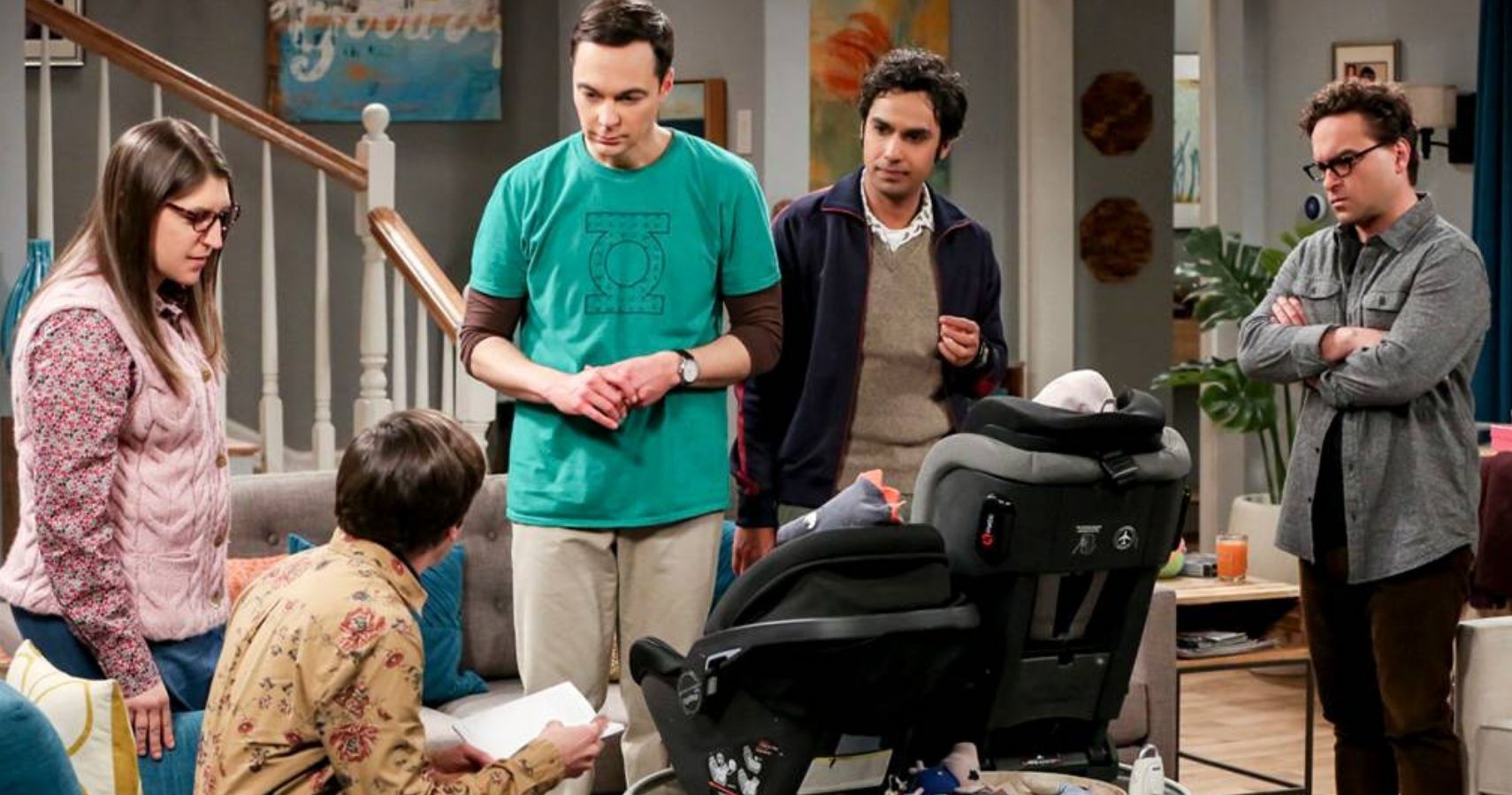 The Big Bang Theory- The gang with the Wolowitz babies