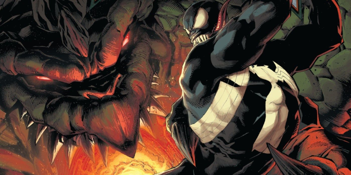 Venom and a beast in War of the Realms
