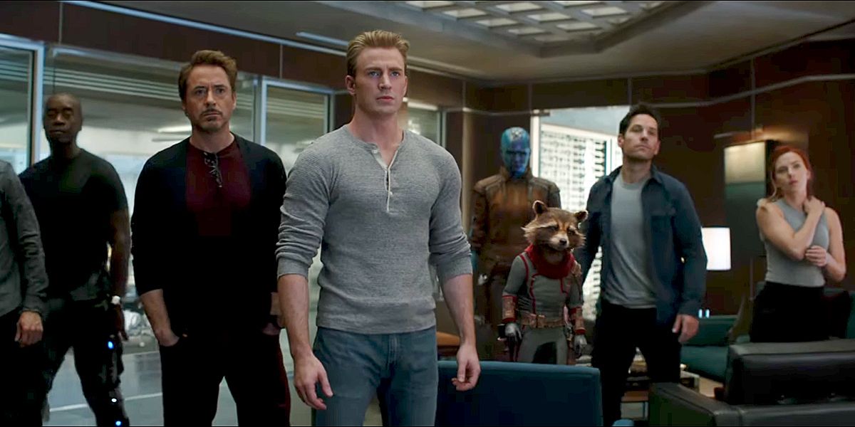 Avengers; Endgame group shot