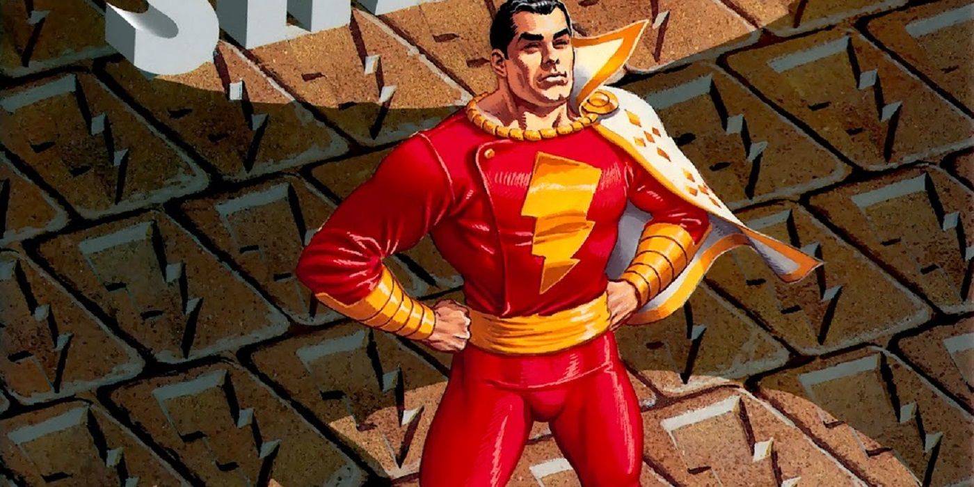 Captain Marvel stands heroically in the Power of Shazam in DC Comics