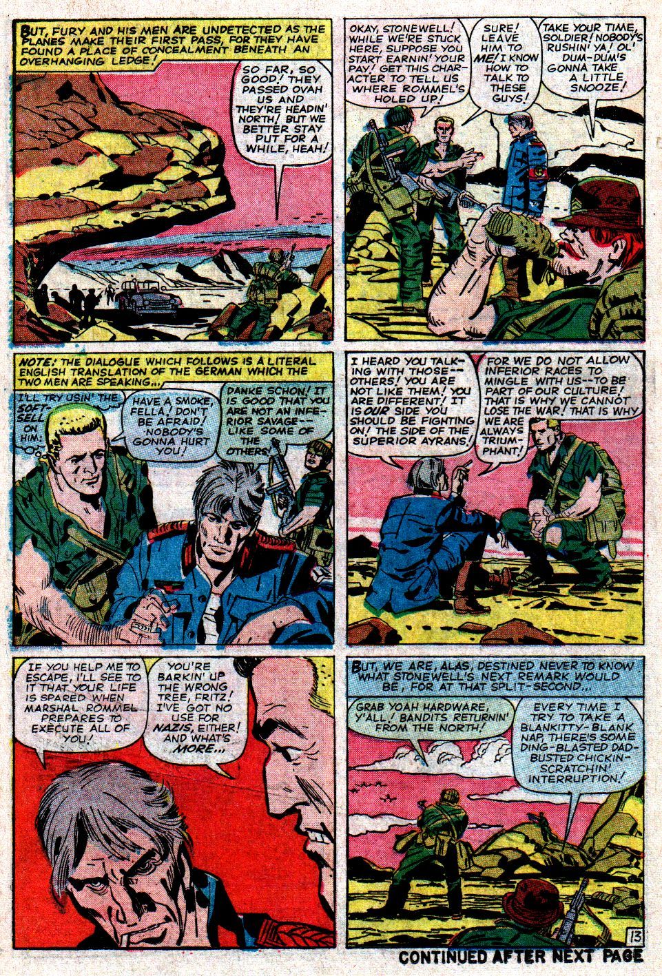 Sgt. Fury and The Howling Commandos Have No Patience for Any Bigots