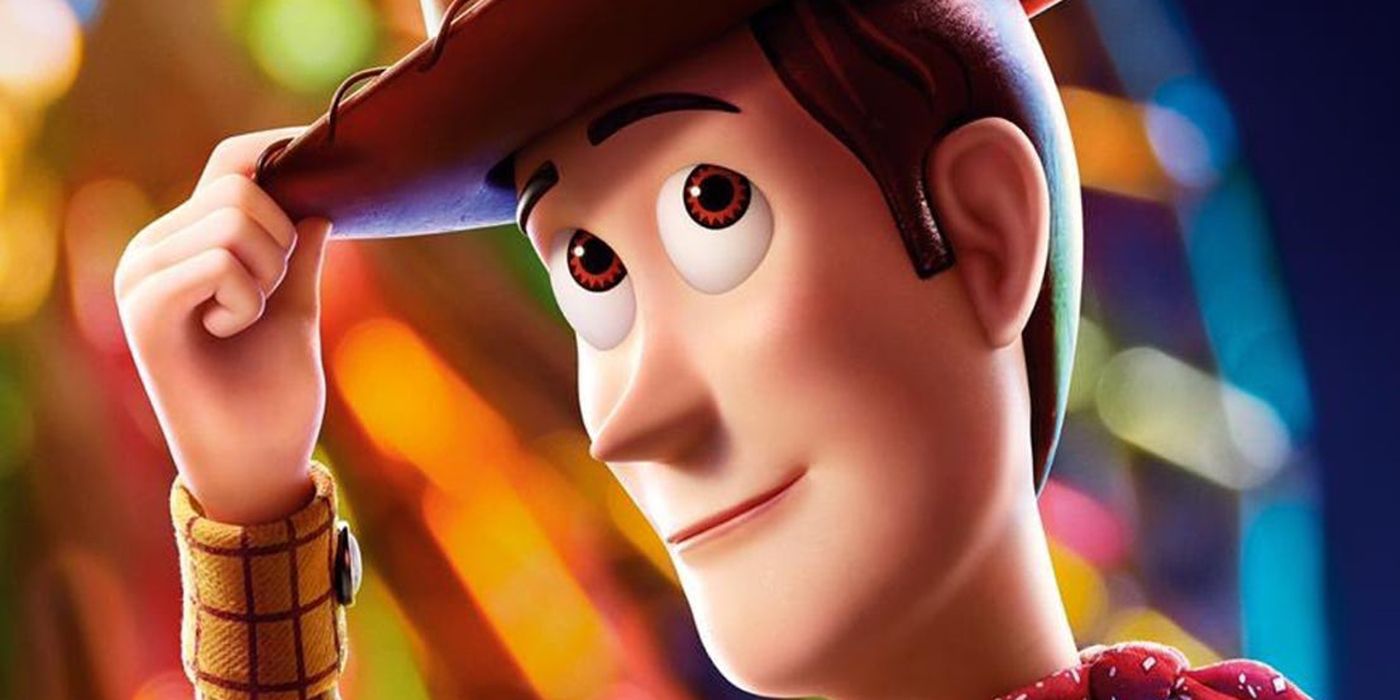 Woody Tipping His Hat To Say Goodbye In Toy Story 4