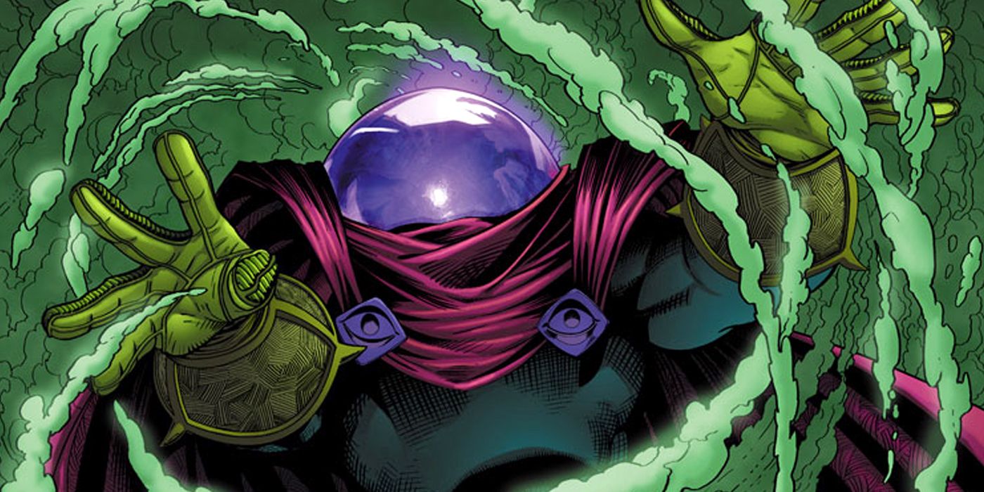Mysterio conjures a green mist in Marvel Comics