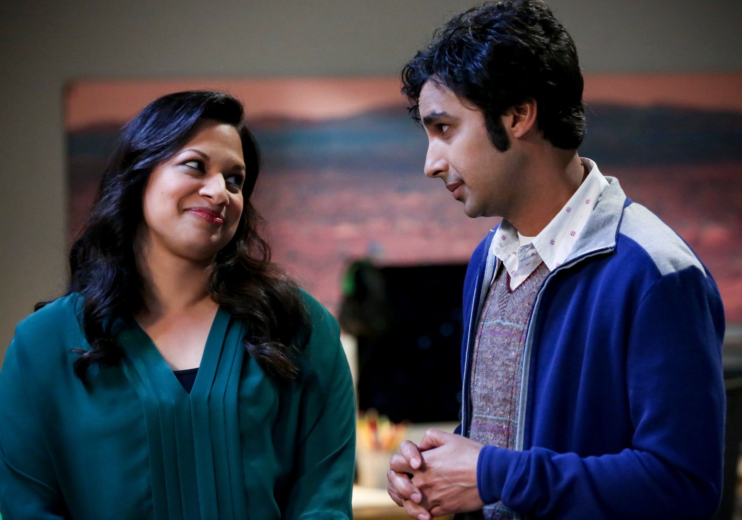 Big Bang Theory Raj Finally Gets His Big Romantic Movie Moment Sorta