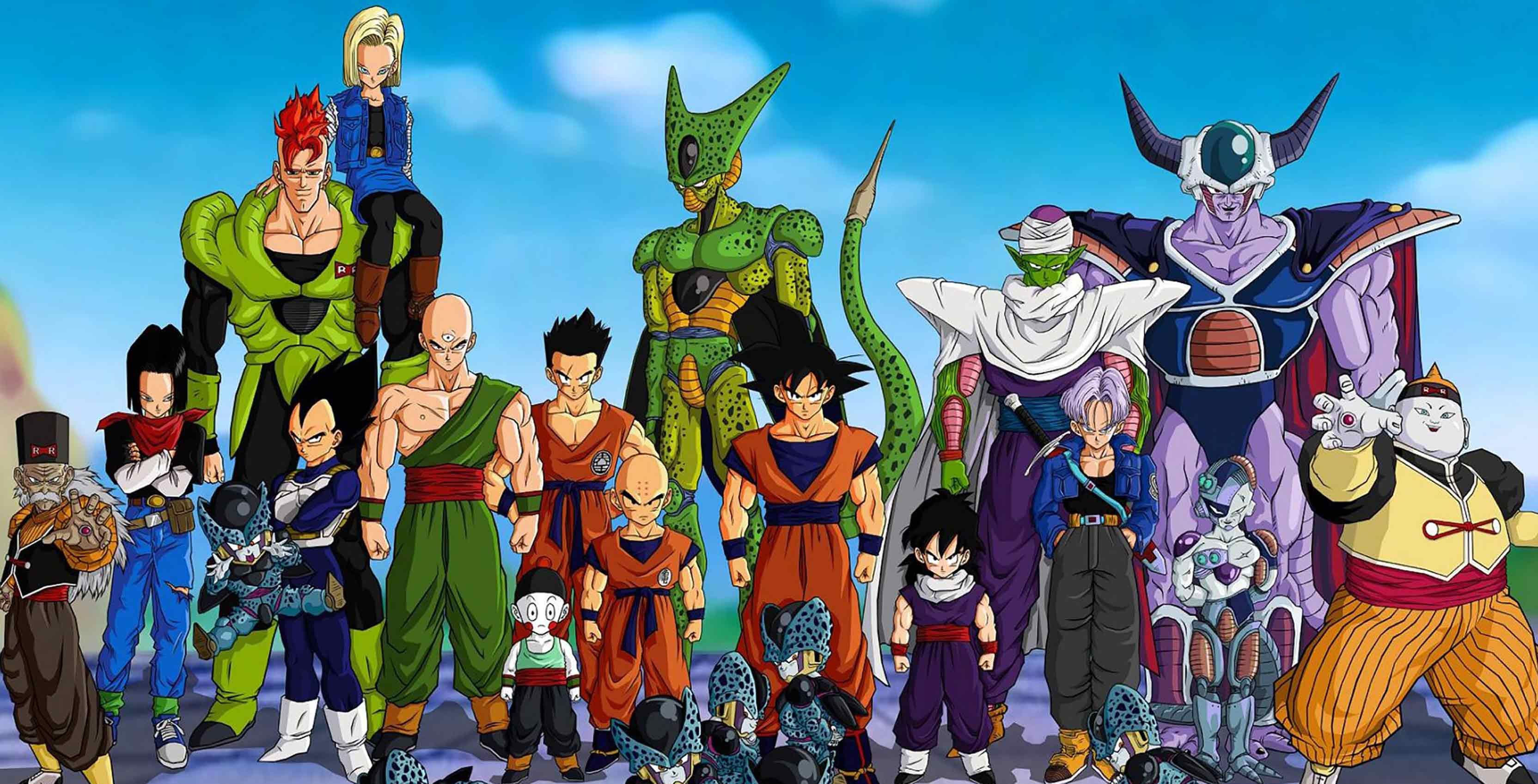 Os Androids RR em Dragon Ball