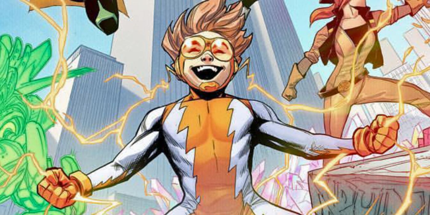 Bart Allen as Impulse with Young Justice