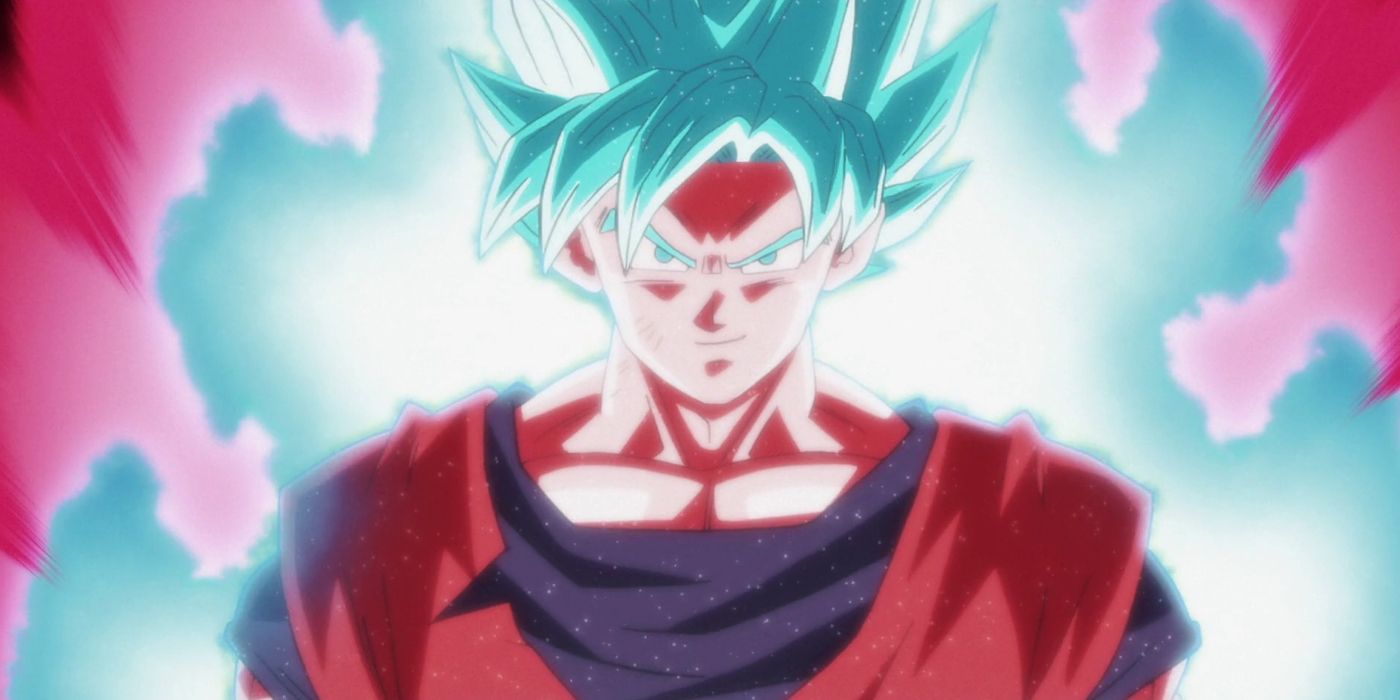 Goku makes use of Kaio-Ken while in Super Saiyan Blue form in Dragon Ball Super