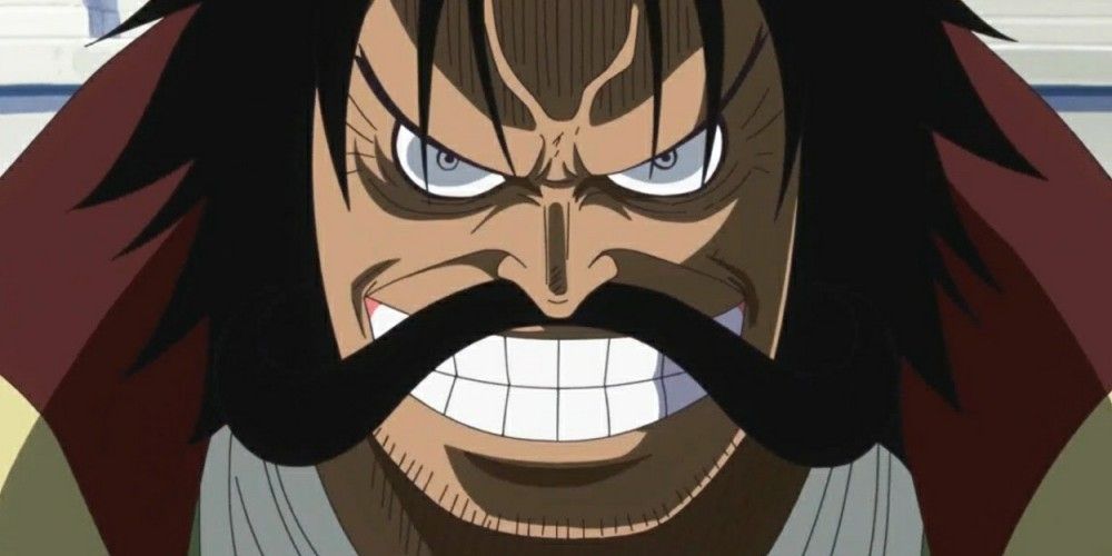Gol D. Roger as he appears just before his execution in One Piece.