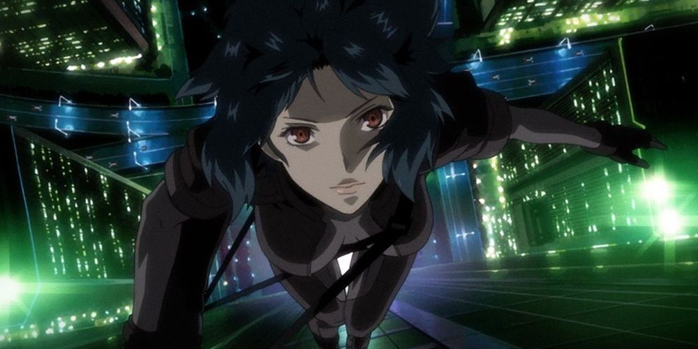 Anime Motoko Kusanagi from Ghost in the Shell Stand Alone Complex